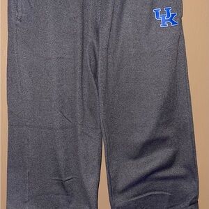 Gray Sweatpants with Blue UK Logo